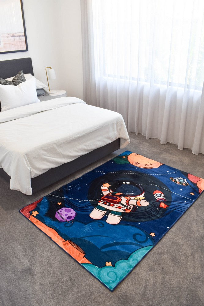 Kids Space Explorer Adventure Play Rug
