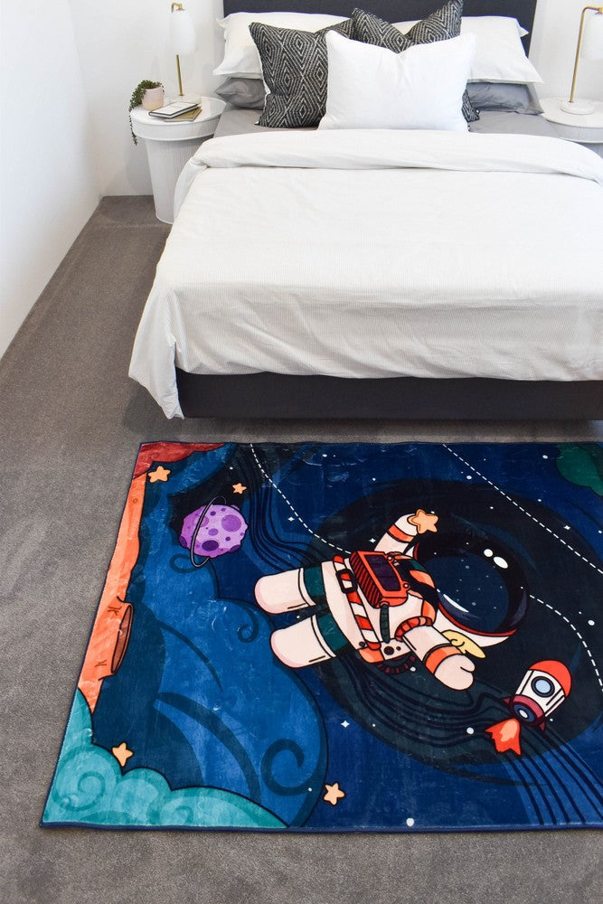 Kids Space Explorer Adventure Play Rug