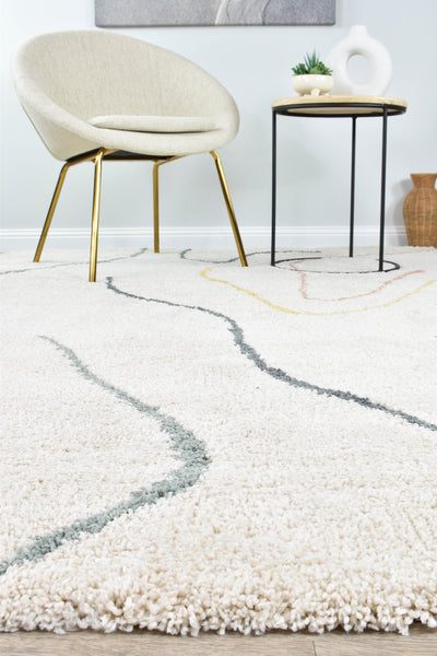 Elle Mori 62613 062 Cream Yellow Rug