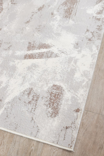 Rugbella Luxemburg  Beige Grey Custom Size Runner Rug