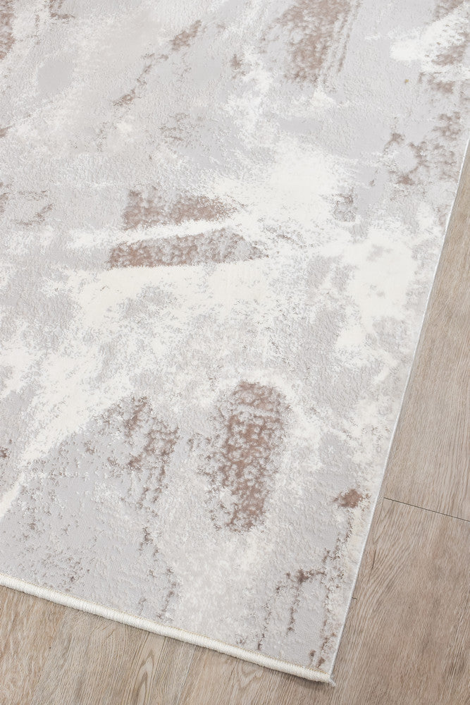 Rugbella Luxemburg  Beige Grey Custom Size Runner Rug