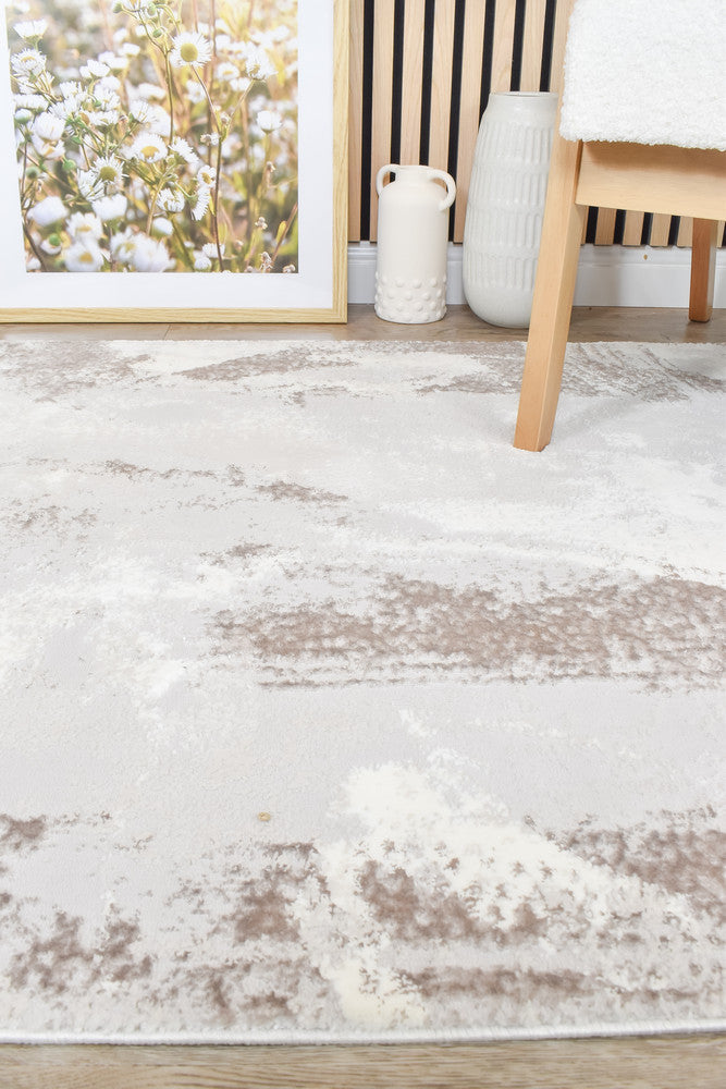 Rugbella Luxemburg  Beige Grey Custom Size Runner Rug