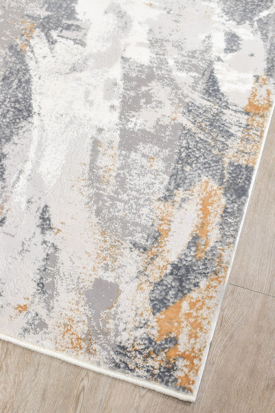 Rugbella Lisa Grey Grey Custom Size Runner Rug