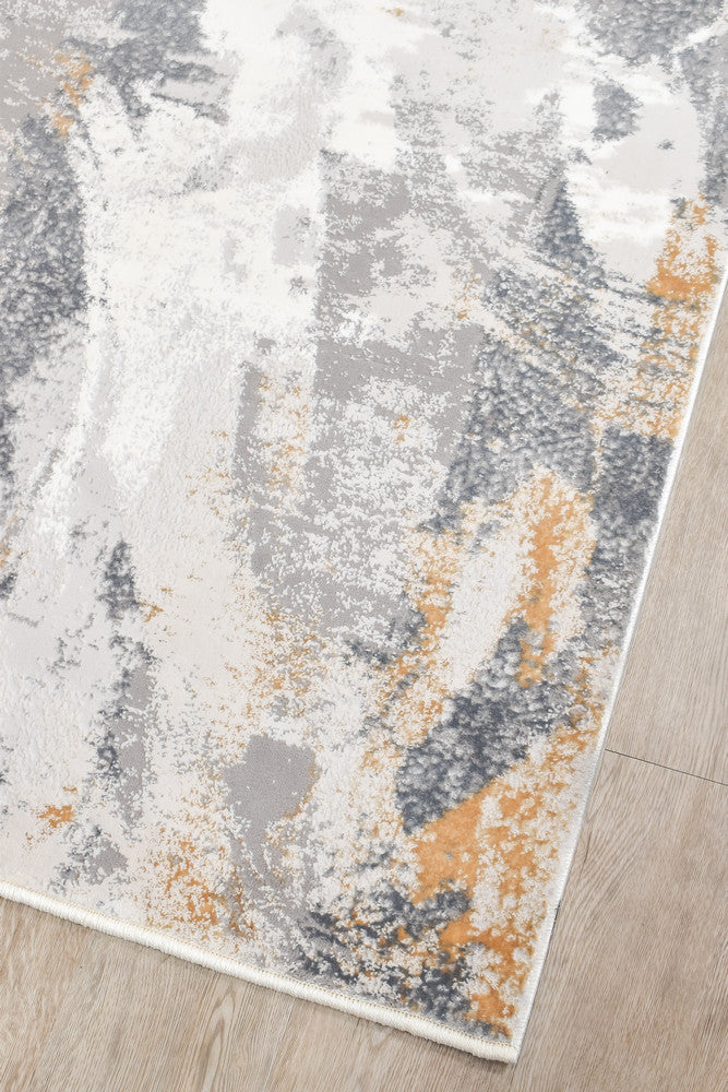 Rugbella Lisa Grey Grey Custom Size Runner Rug