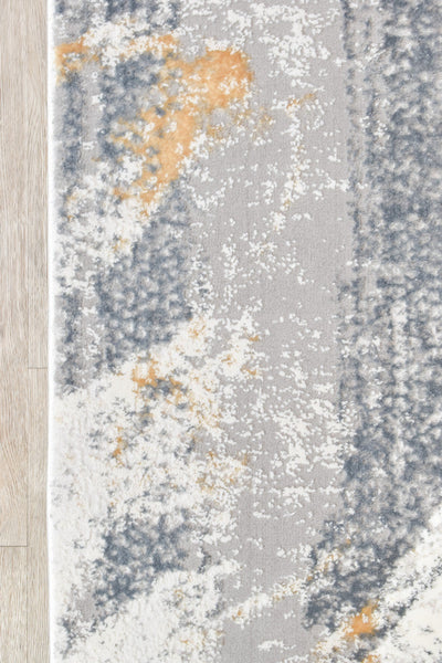 Rugbella Lisa Grey Grey Custom Size Runner Rug