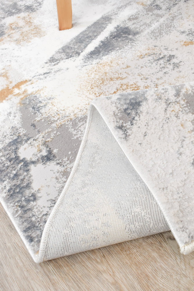 Rugbella Lisa Grey Grey Custom Size Runner Rug