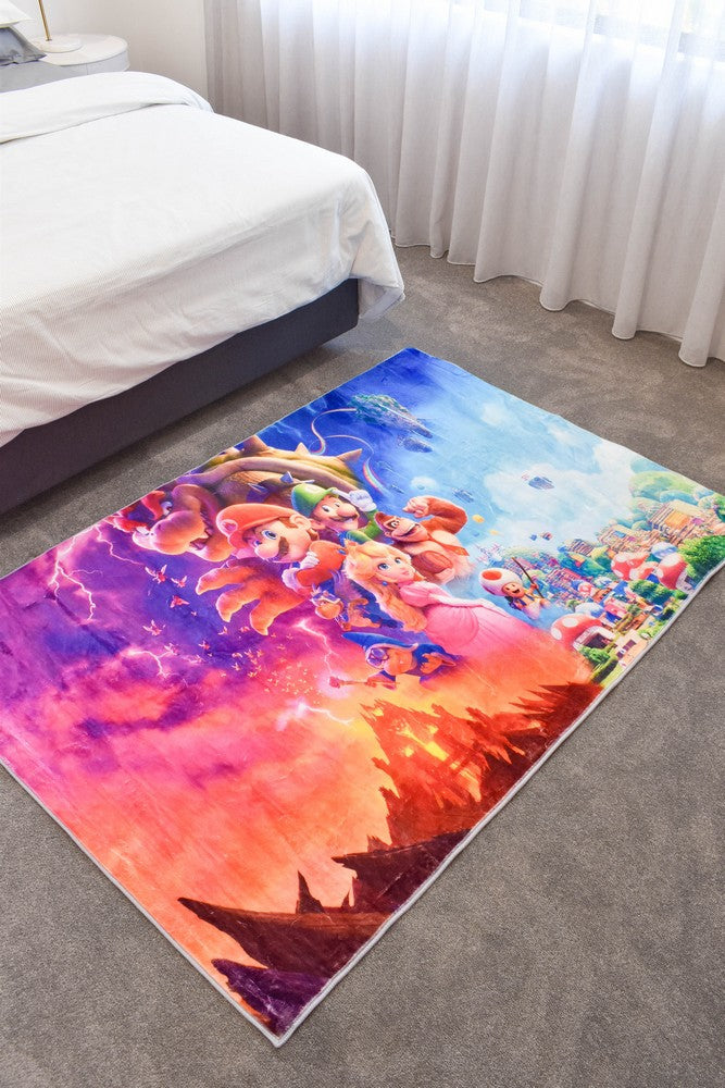 Kids Super Mario Play Rug