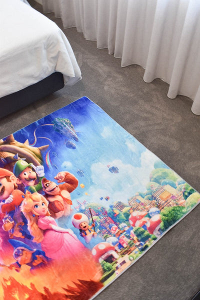 Kids Super Mario Play Rug