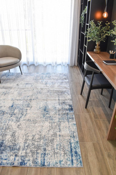 Sari Coastal Ocean Blue Rug