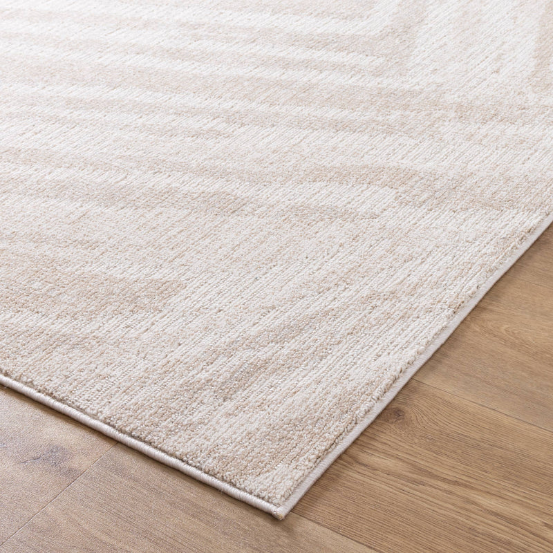Lawson Geometric Beige Cream Rug 1