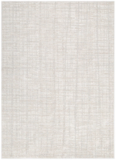 Lawson Modern Distressed Lines Grey Beige Rug 4