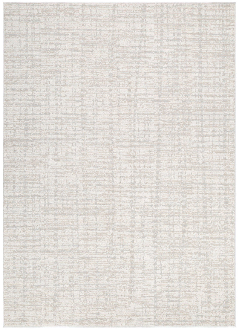 Lawson Modern Distressed Lines Grey Beige Rug 4