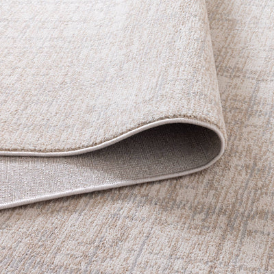 Lawson Modern Distressed Lines Grey Beige Rug 4
