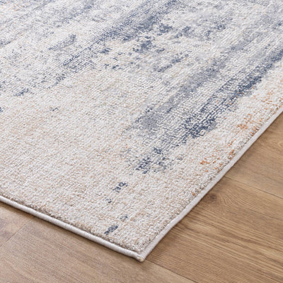 Lawson Distressed Splash Beige Blue Rug 5