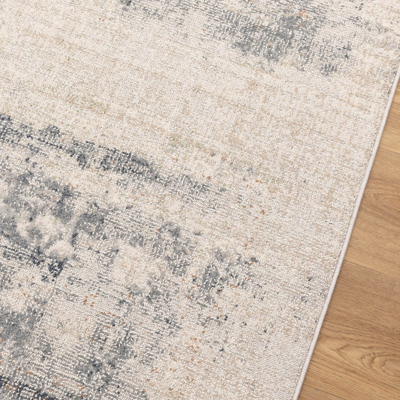 Lawson Distressed Splash Beige Blue Rug 5
