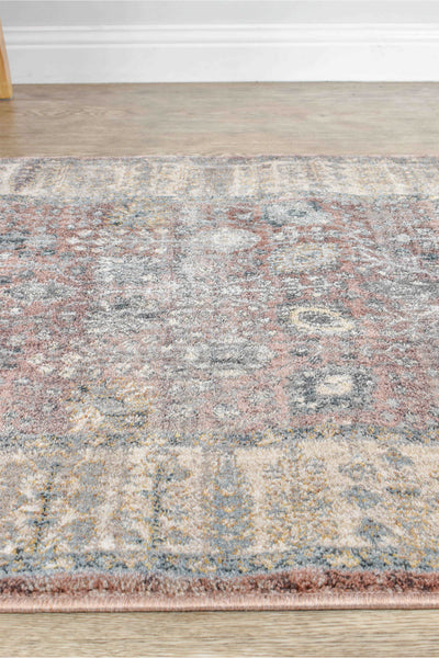 London Accent Rose Balm Runner Rug