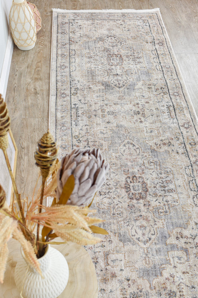 London Accent Elite Taupe Runner Rug