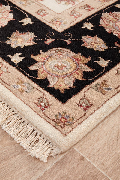 Tabriz Handmade Garden Design Wool With Silk Rug 241X168CM, Rugs Online Rugs Sydney Australia, www.rugsonlinerugs.com.au