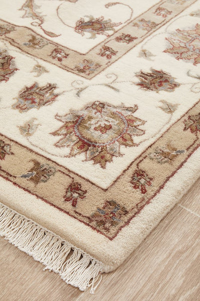 Tabriz Handmade Garden Design Wool With Silk Rug 295X195CM, Rugs Online Rugs Sydney Australia, www.rugsonlinerugs.com.au