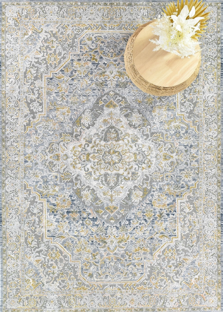 Dakota Medallion Distressed Rug