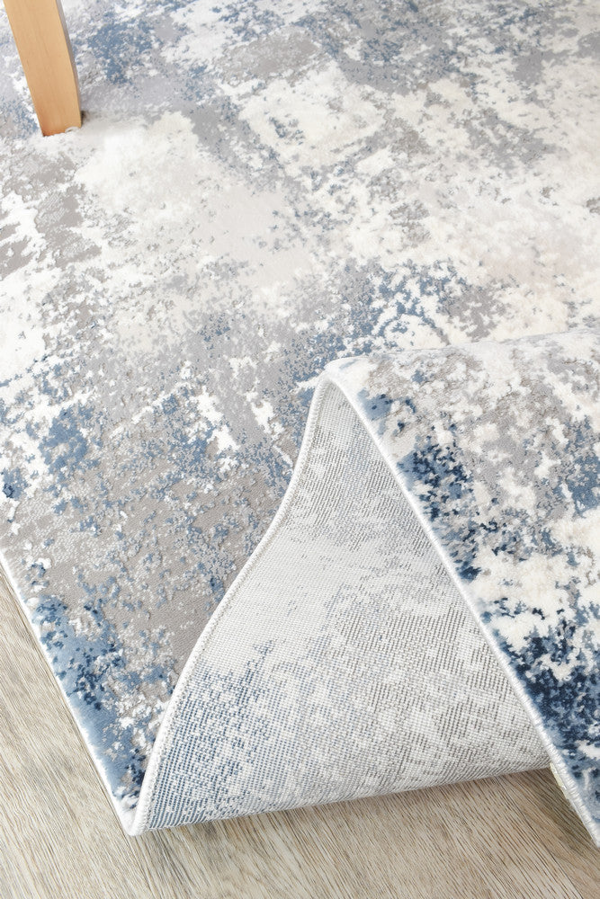 Rugbella Modern Navy LGrey Runner Rug