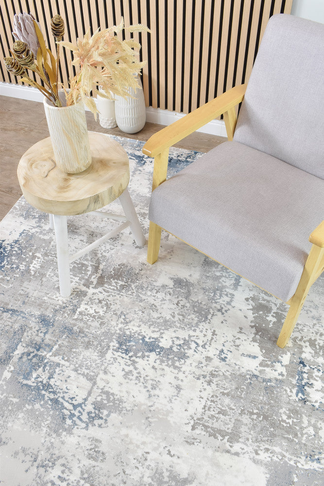 Rugbella Modern Navy LGrey Rug