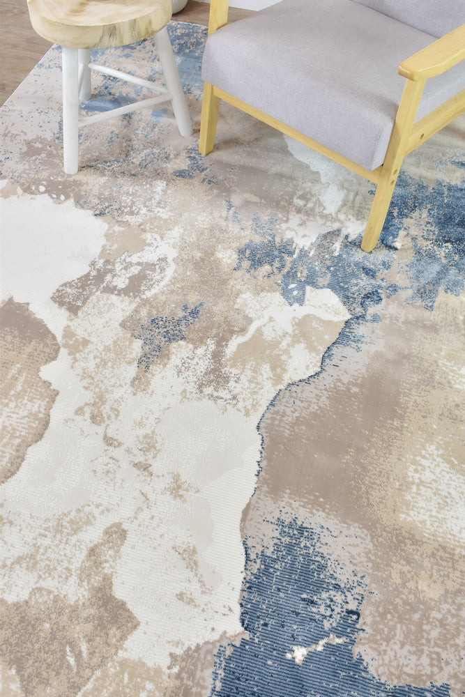 Rugbella London Navy Beige Rug