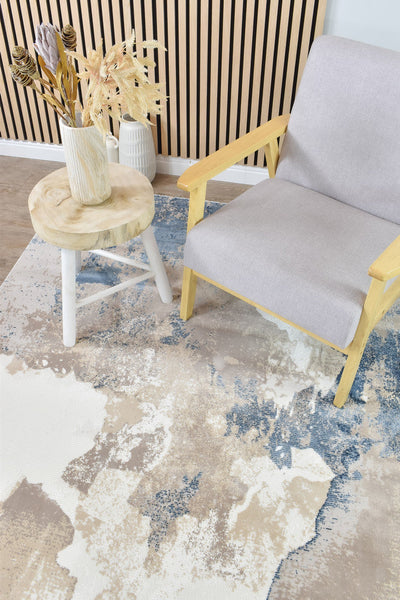 Rugbella London Navy Beige Rug