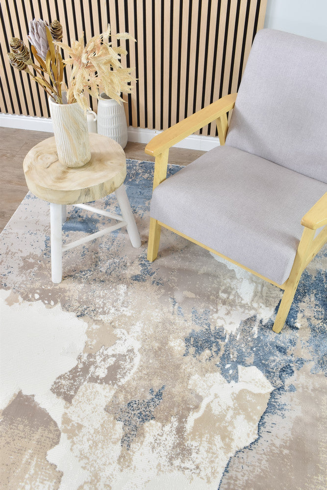 Rugbella London Navy Beige Rug