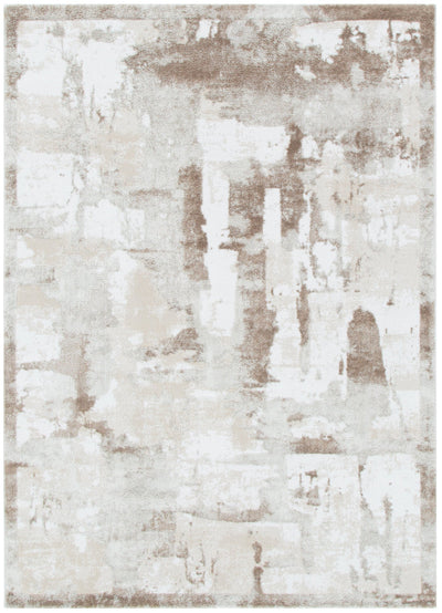 Nirvana Abstract Cosy Brown Rug