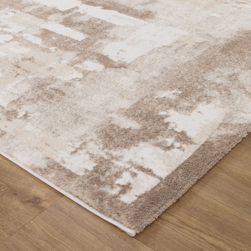 Nirvana Abstract Cosy Brown Rug