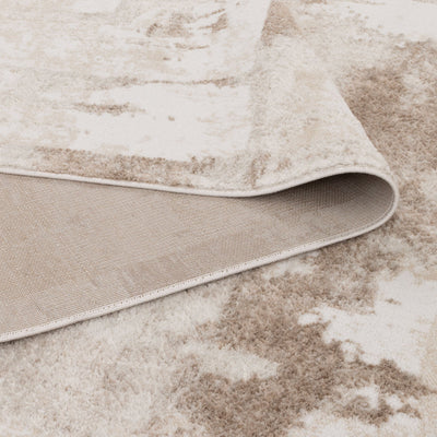 Nirvana Abstract Cosy Brown Rug