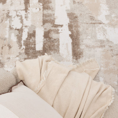 Nirvana Abstract Cosy Brown Rug