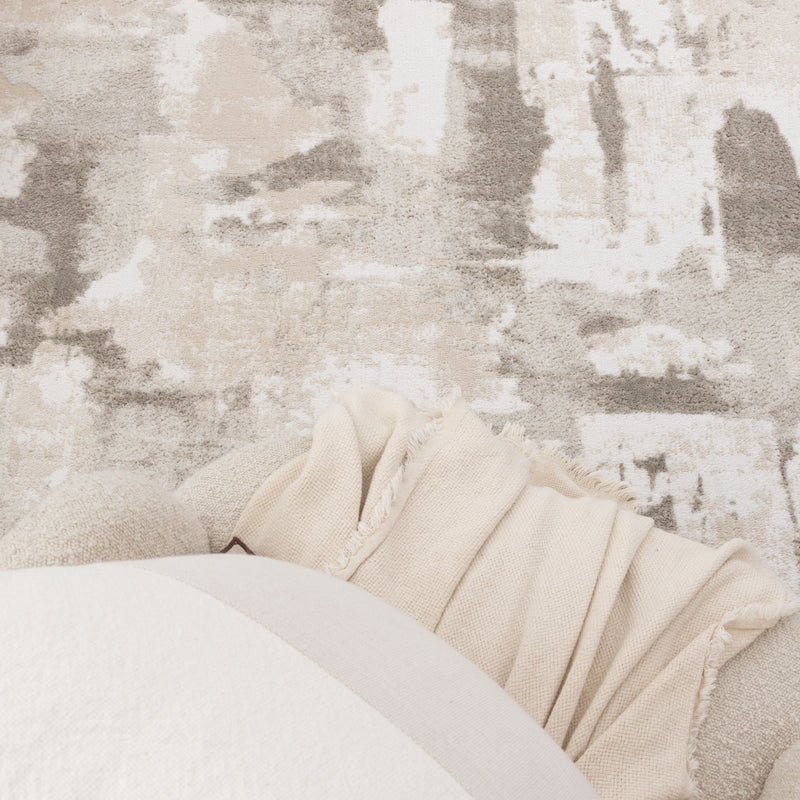 Nirvana Abstract Cosy Beige Rug