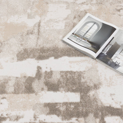 Nirvana Abstract Cosy Beige Rug