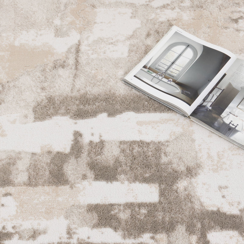 Nirvana Abstract Cosy Beige Rug