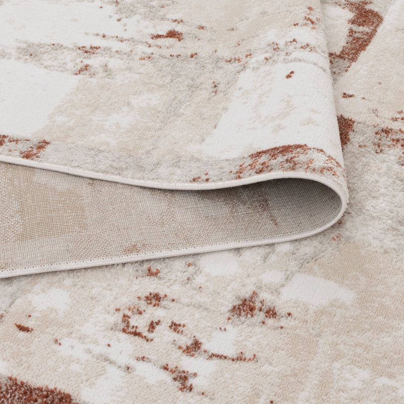 Nirvana Abstract Cosy Rust Rug