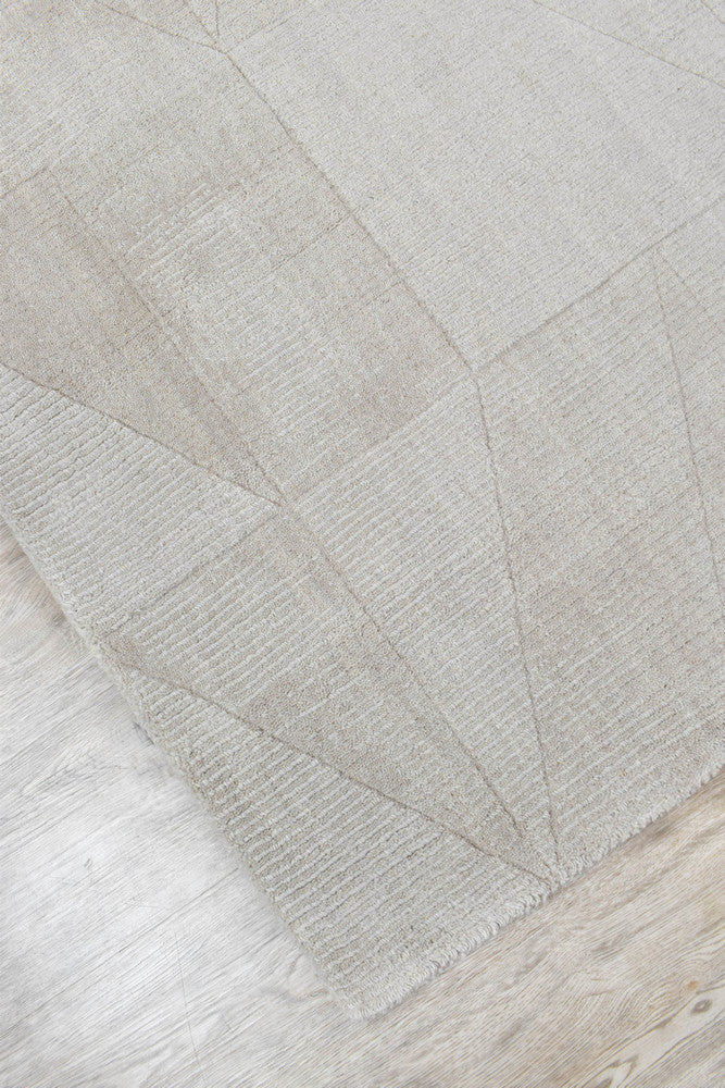 Lomax Moon Light Natural Wool Cotton Rug