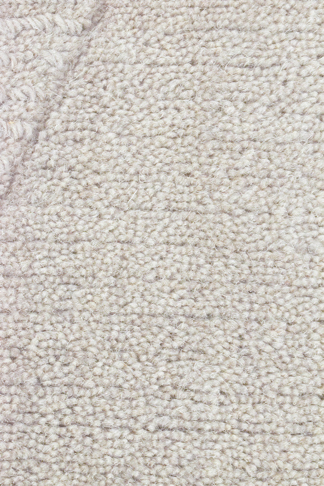 Lomax Moon Light Natural Wool Cotton Rug