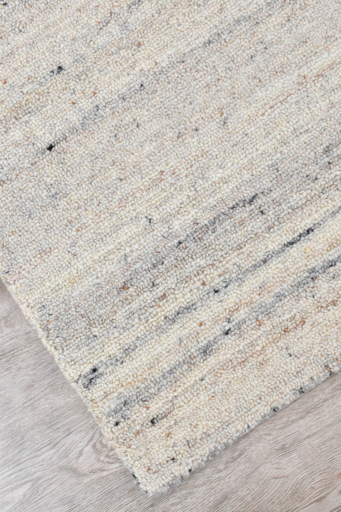 Lomax Natural Abrash Wool Cotton Rug