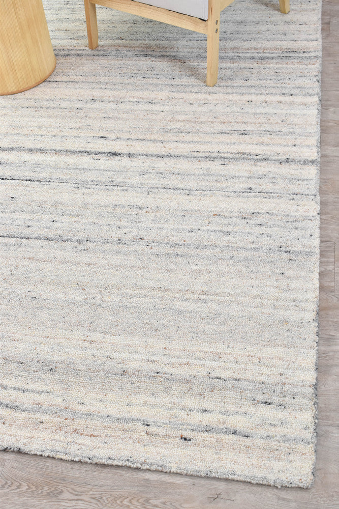 Lomax Natural Abrash Wool Cotton Rug