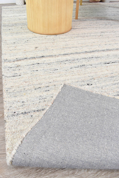 Lomax Natural Abrash Wool Cotton Rug