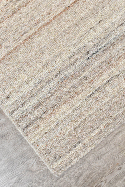 Lomax Pebble Natural Wool Cotton Rug