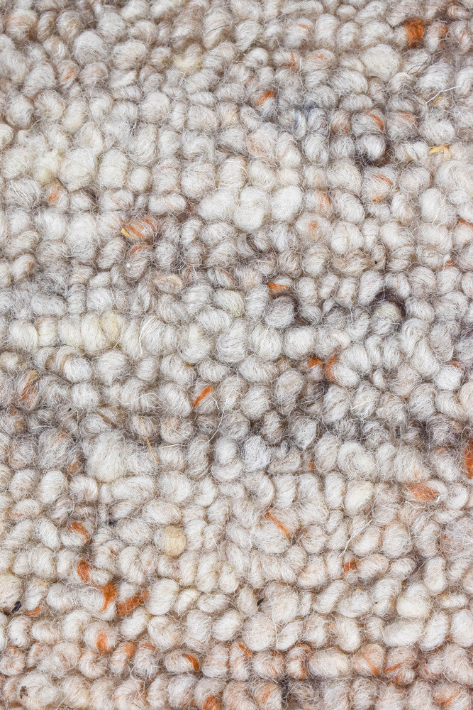 Lomax Pebble Natural Wool Cotton Rug