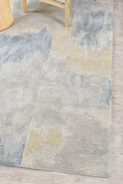 Lomax Sandy Bay Designer Wool Blend Rug