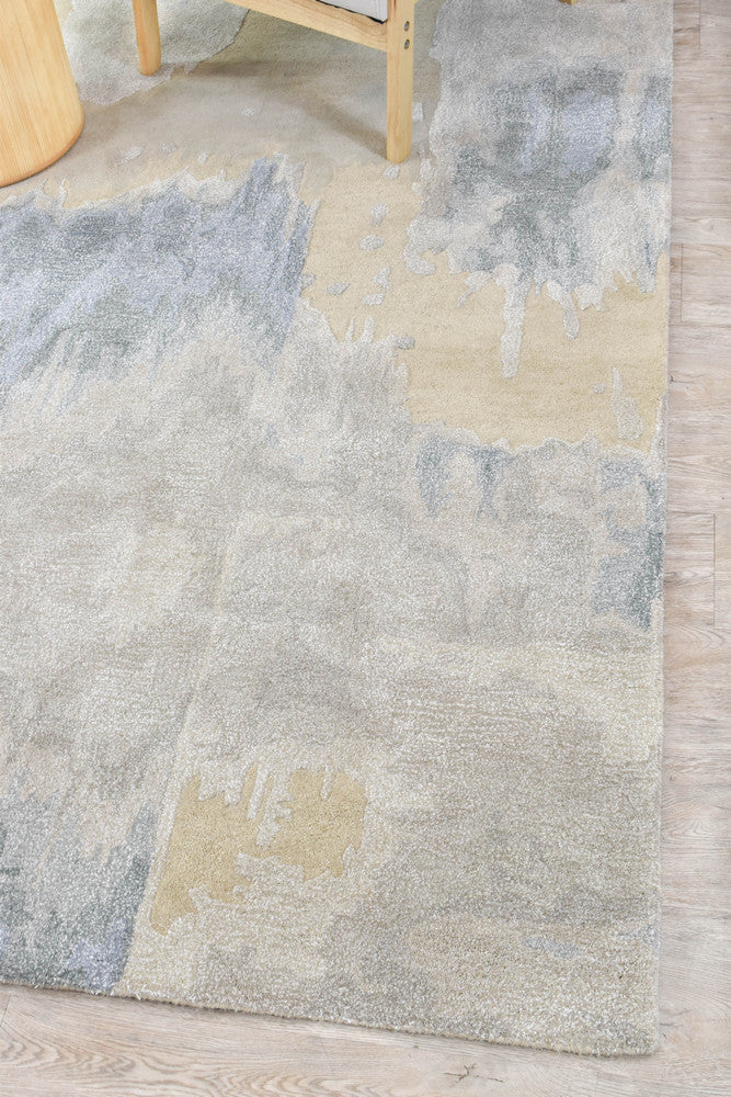 Lomax Sandy Bay Designer Wool Blend Rug