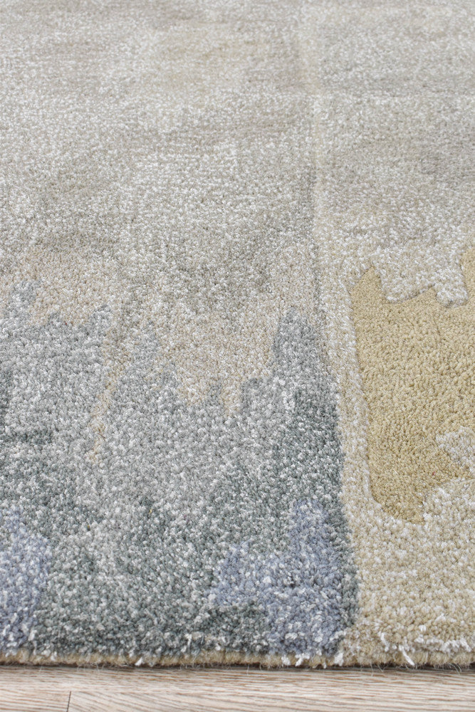 Lomax Sandy Bay Designer Wool Blend Rug