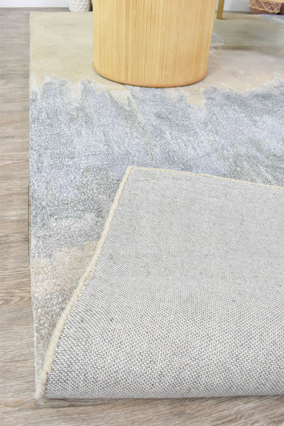Lomax Sandy Bay Designer Wool Blend Rug