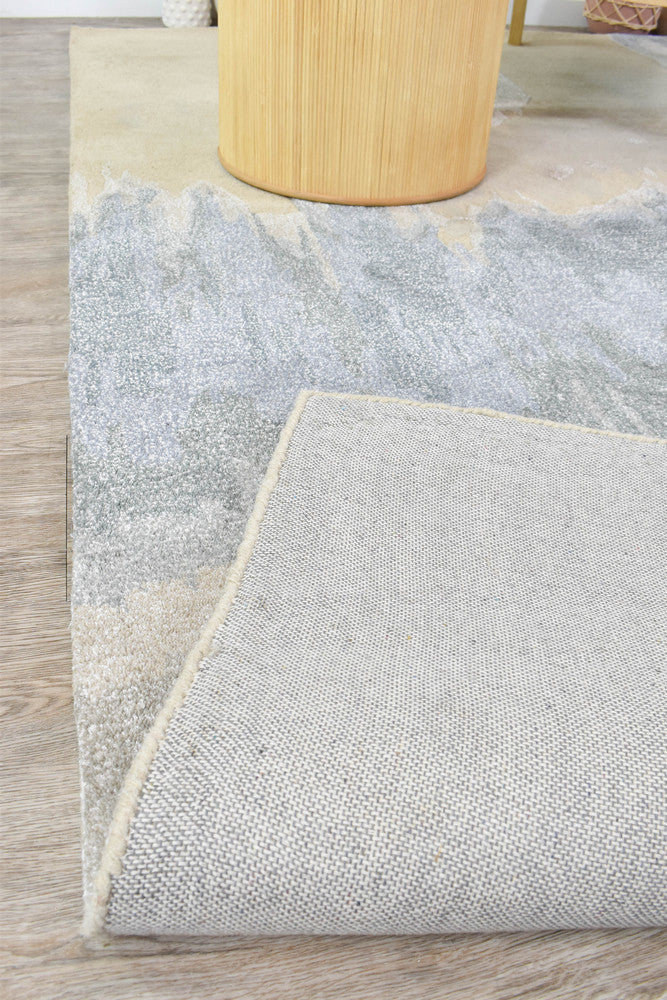 Lomax Sandy Bay Designer Wool Blend Rug