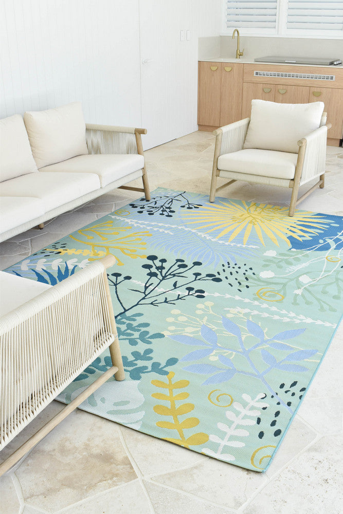 Yard Outdoor Indoor Deep Blue Designer Rug, Rugs Online Rugs Sydney Australia, www.rugsonlinerugs.com.au